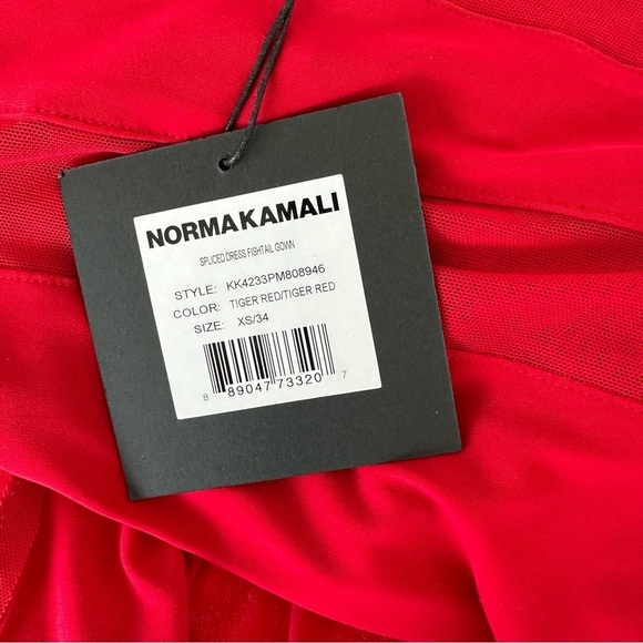 Norma Kamali Spliced Dress Fishtail Gown - Picture 9 of 16